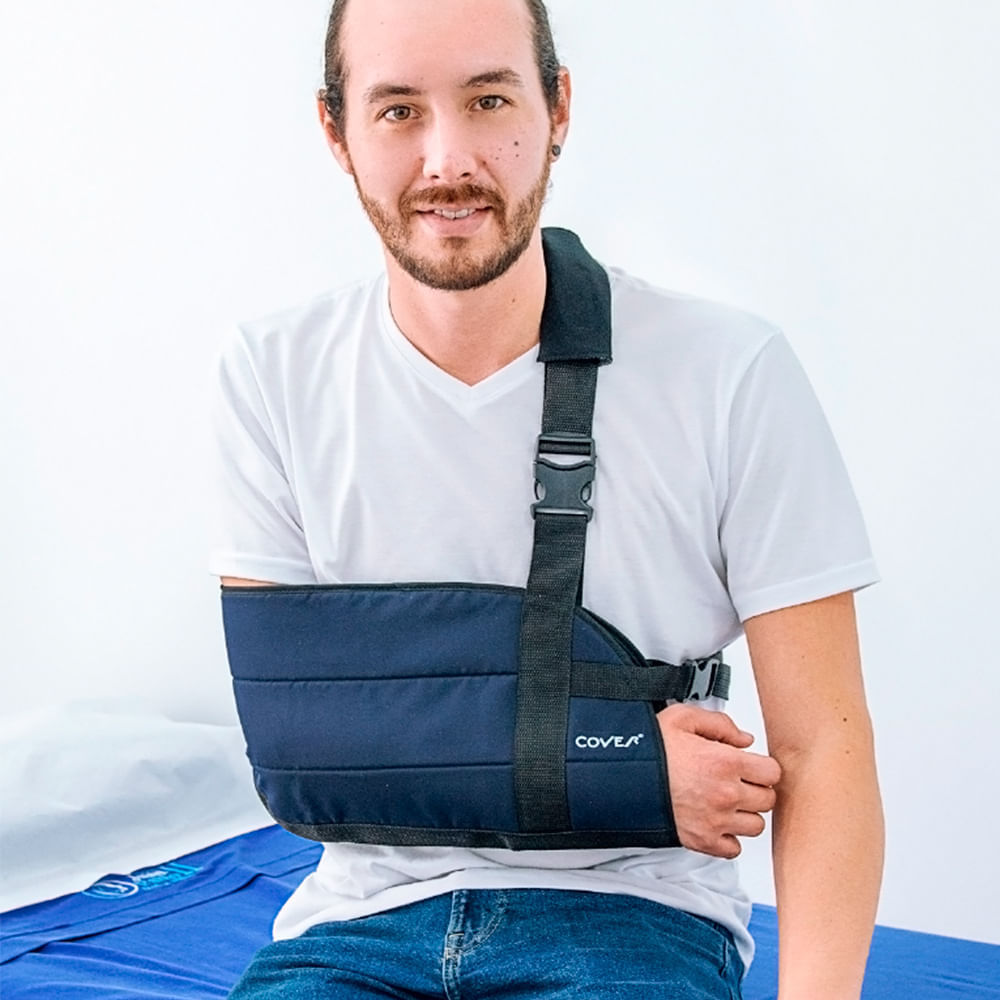 Cabestrillo Ortopédico Acolchado de Doble Sujeción Talla L