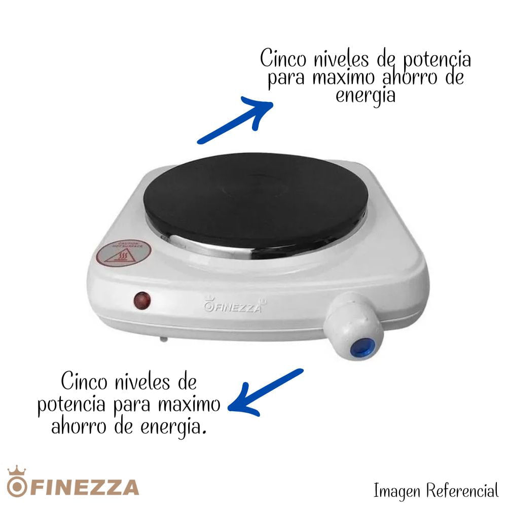 Cocina Eléctrica Finezza de 1 Hornilla FZ-201D1B