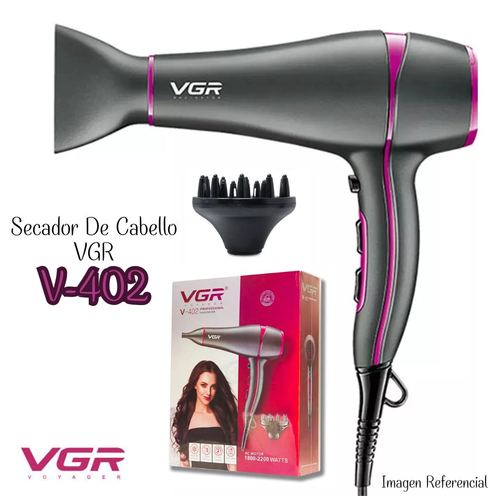 Secadora de Cabello VGR de 2200W V402