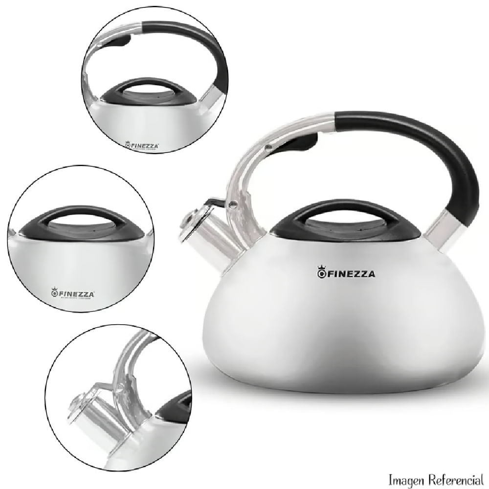 Tetera Finezza De Acero Inoxidable de 3.0 Lt - FF-T0055-IN