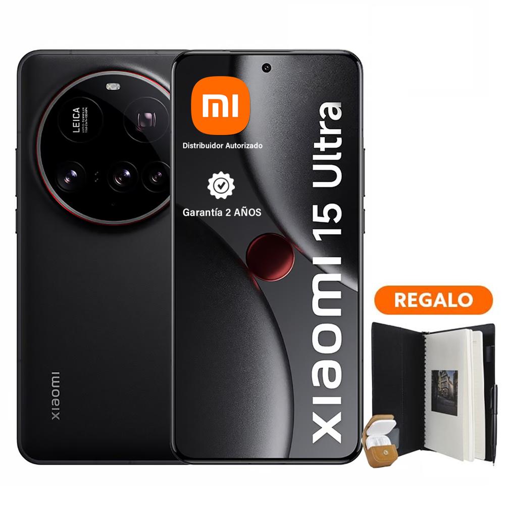Celular XIAOMI 15 ULTRA Black 16GB RAM 512GB ROM + Xiaomi Earphones Xiaomi Air4 SE Enjoy a gift box