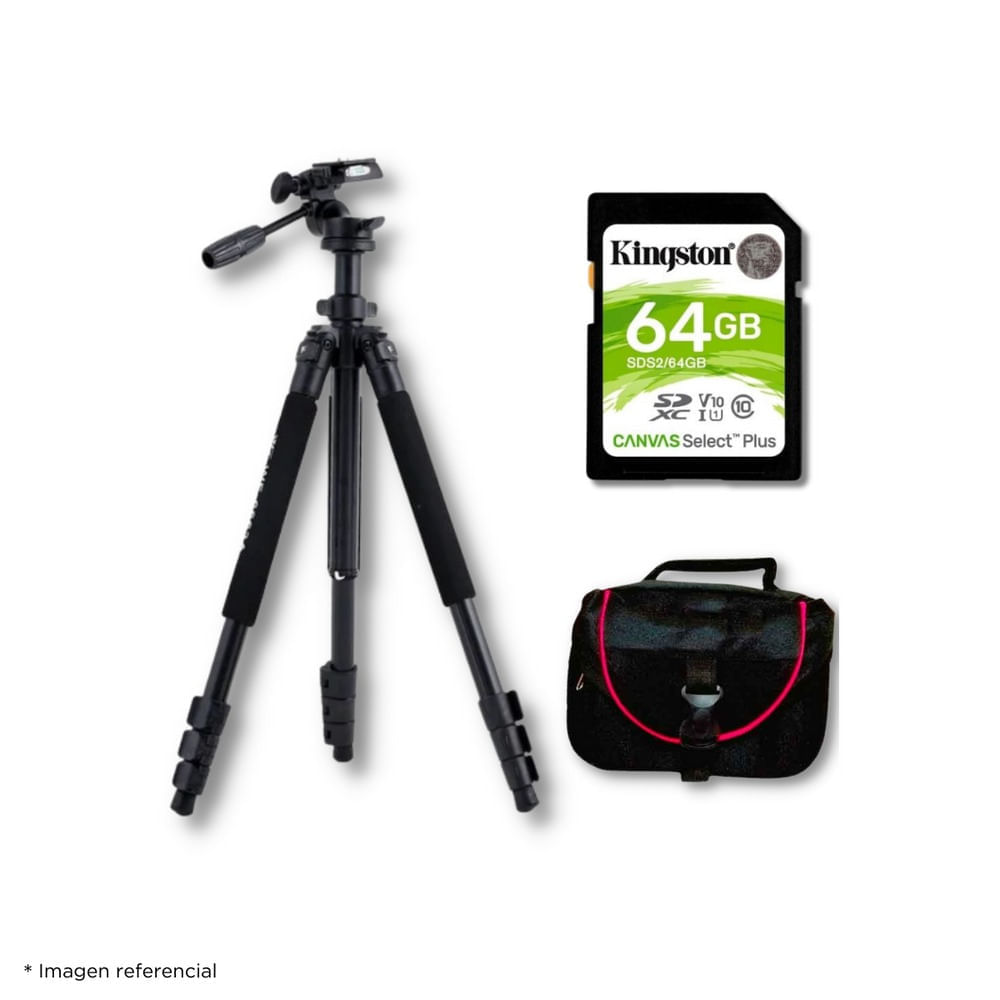 Cámara Sony ZV-E10 Mirrorless + Lente 16-50mm + Kit Deluxe