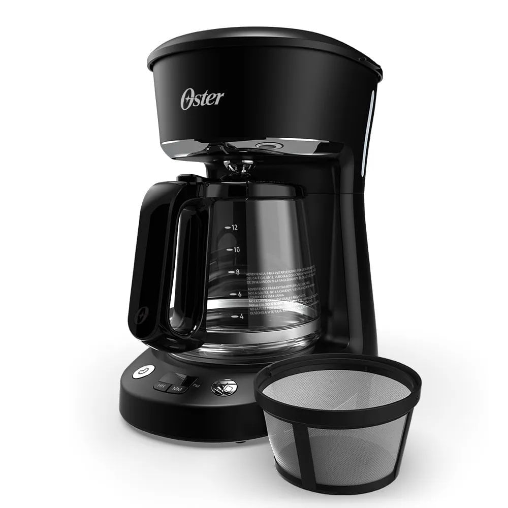 Cafetera Oster 12 tazas con Auto apagado BVSTDCP12B