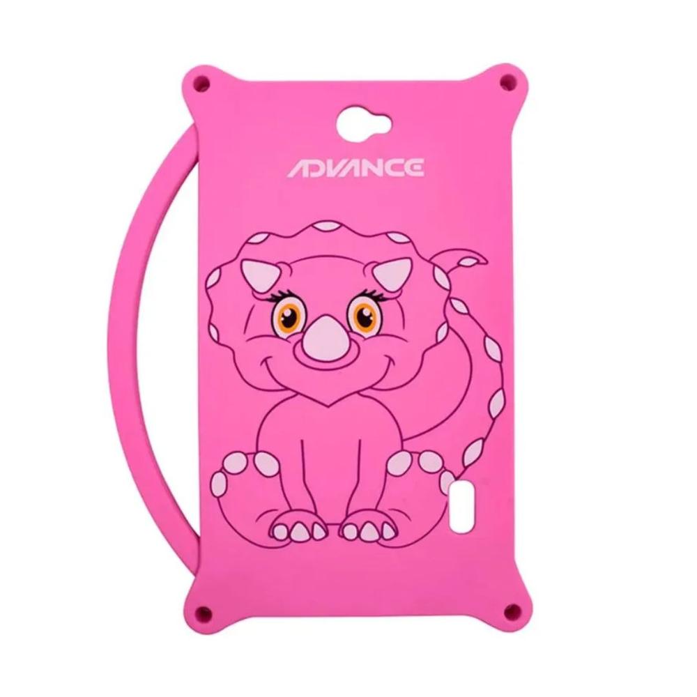 Tablet Para Niñas ADVANCE Prime 7 Pulgadas 2GB RAM 32GB ROM TR6955 + CASE DINO ROSA