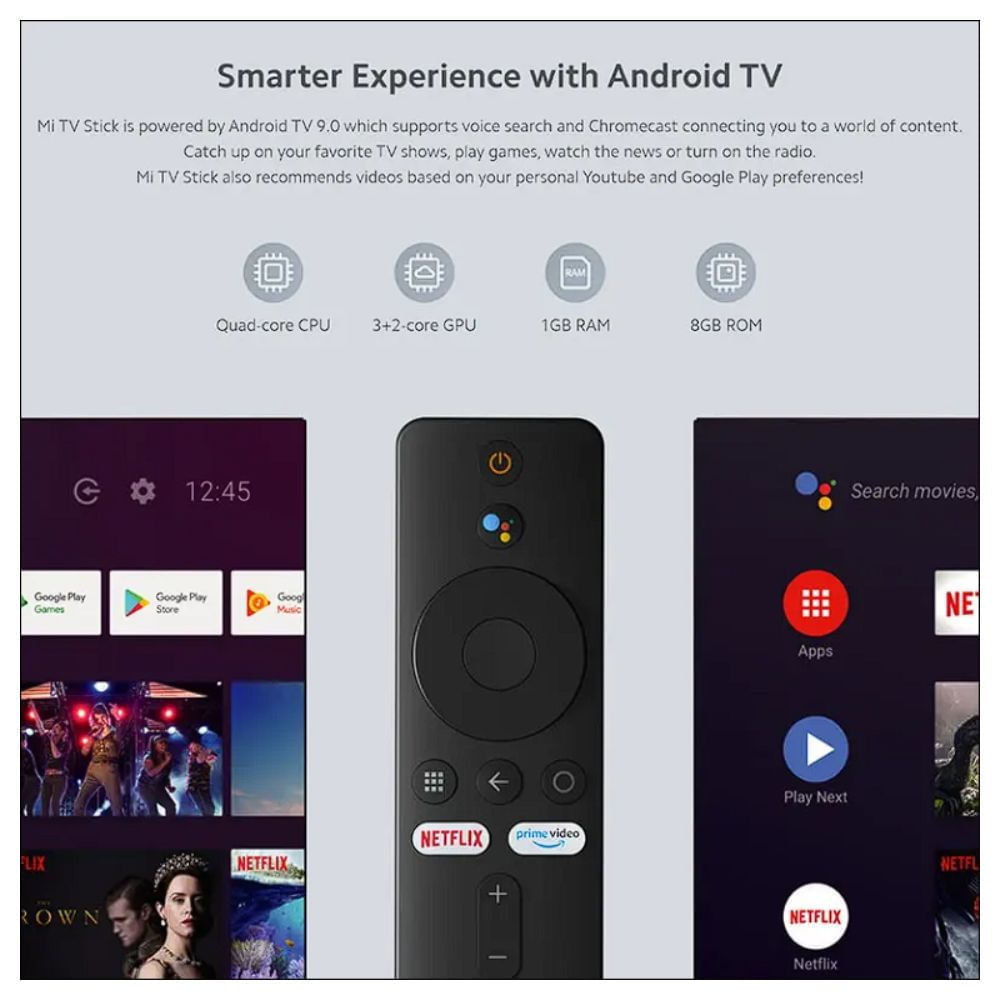 Tv Stick Xiaomi Android Full HD Negro