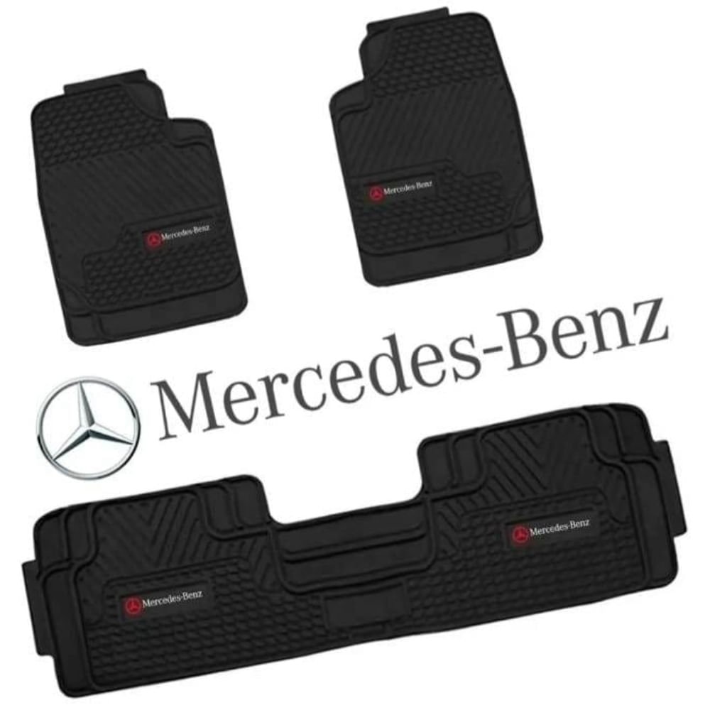 Pisos MERCEDES BENZ 3Piezas IMPERMEABLE Auto y Camioneta