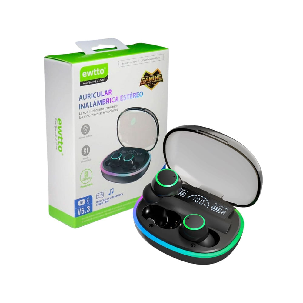 Audifono Bluetooth Tipo Gamer Et-A4992Bw Ewtto