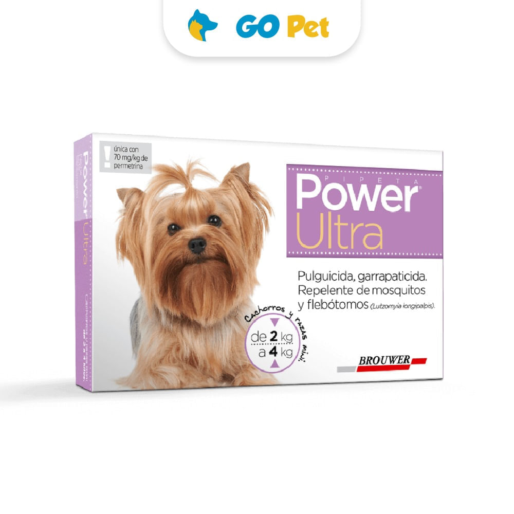 Antipulgas Power Ultra Pipeta 0.7 Ml de 2 a 4 kg