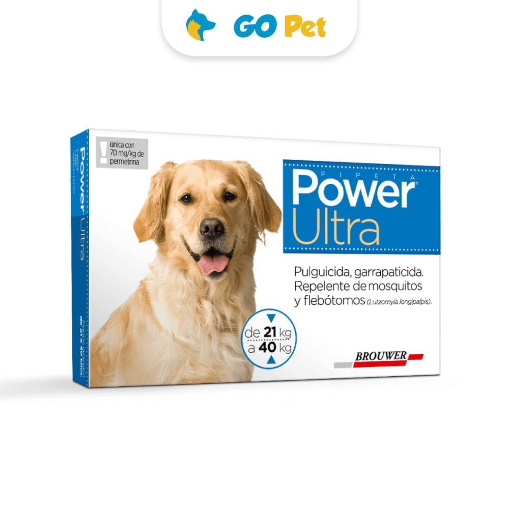 Antipulgas Power Ultra Pipeta 7 Ml de 21 a 40 kg