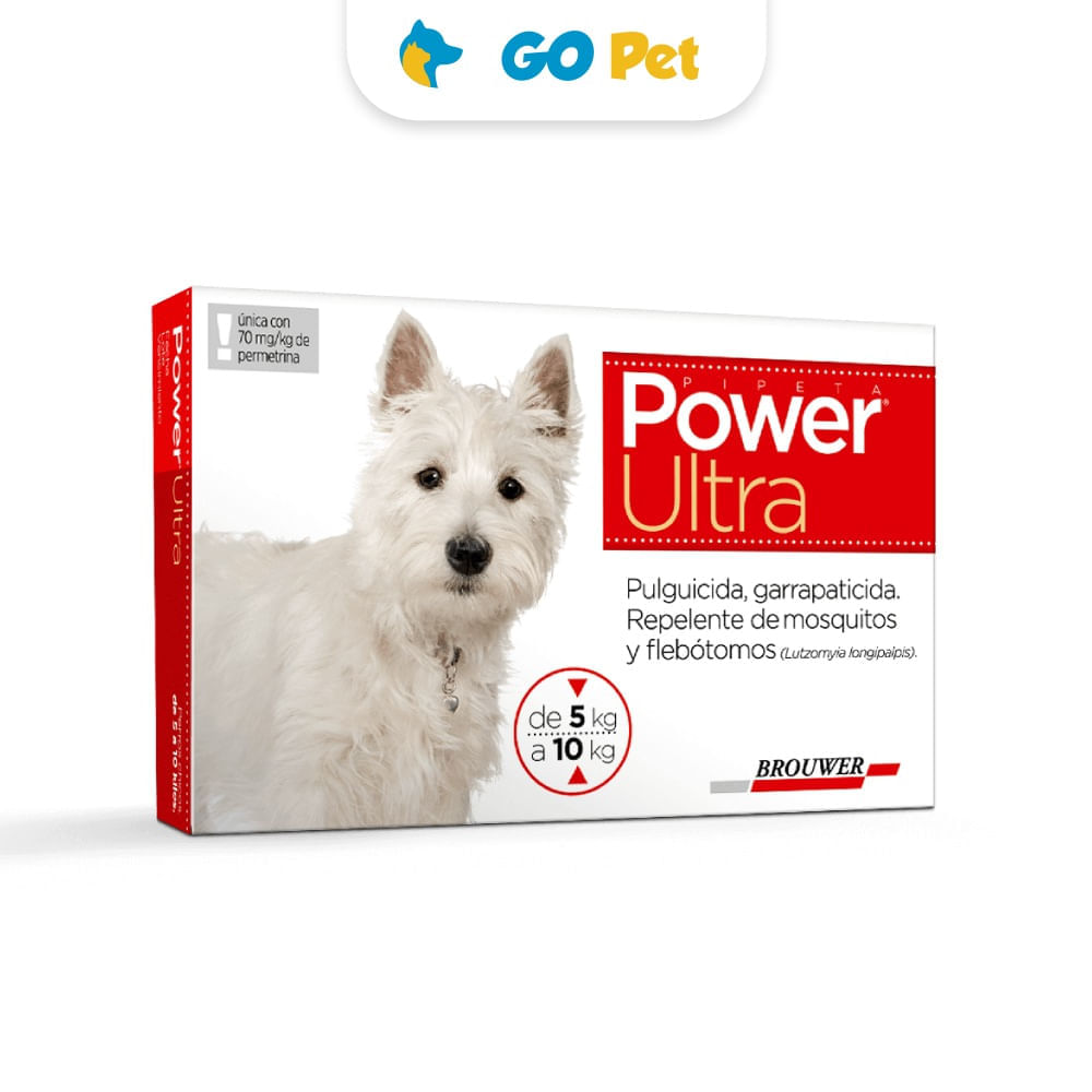Antipulgas Power Ultra Pipeta 1.75 Ml de 5 a 10 kg