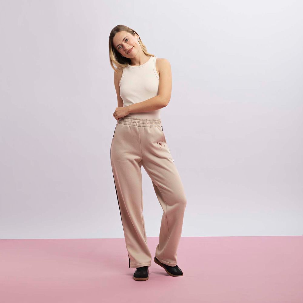 Jogger Beige Conjunto Joggers Mujer Gamarra Pantalon De Buzo Mujer