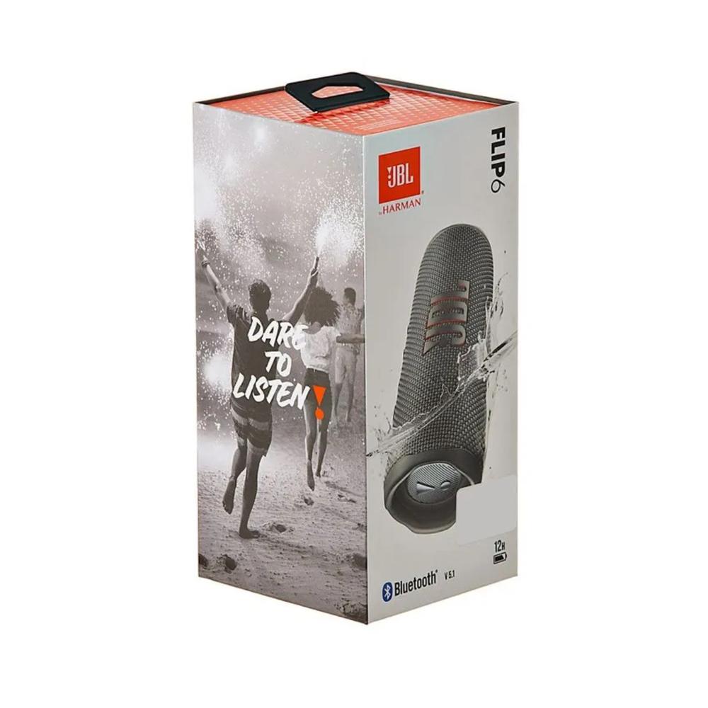Parlante JBL Flip 6, party boost 30w, Gris