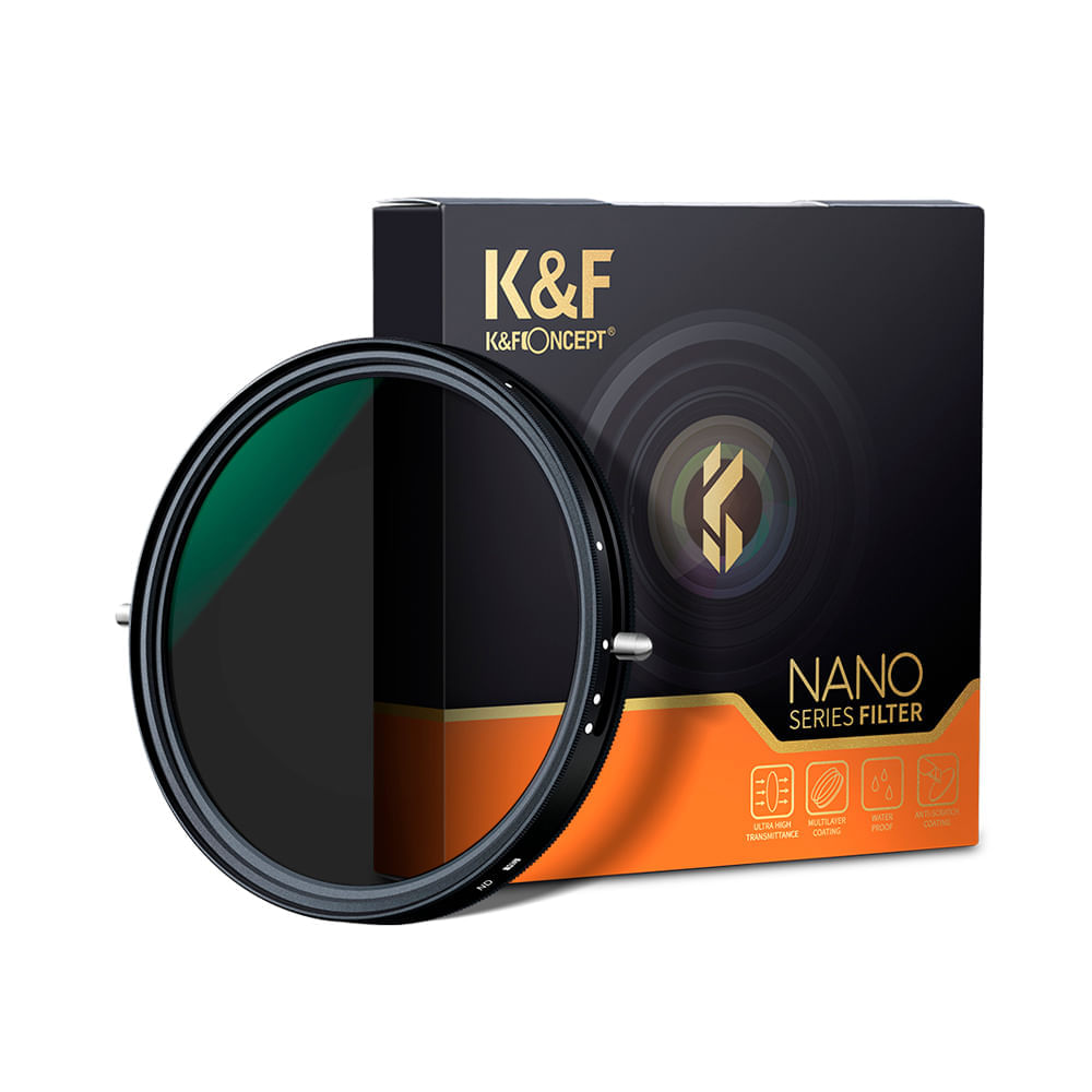 Filtro K&F Concept Variable ND2-32 y CPL Polarizador 72mm  KF01.1141