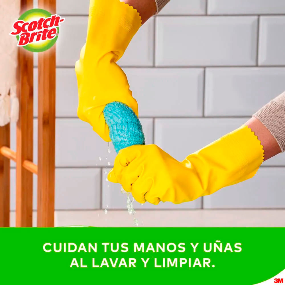 Guantes Scotch Brite Lavanderia Talla M
