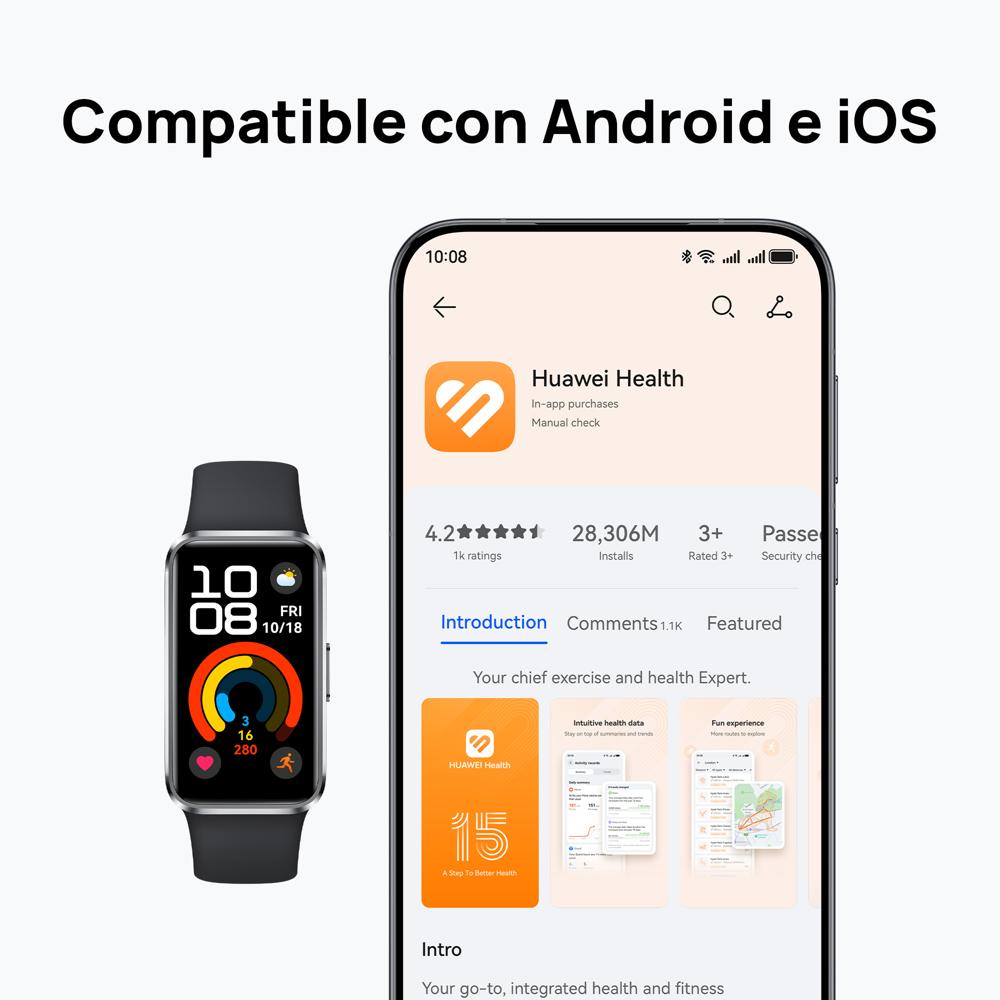 Smartwatch HUAWEI Band 10 Aluminio Color Lila