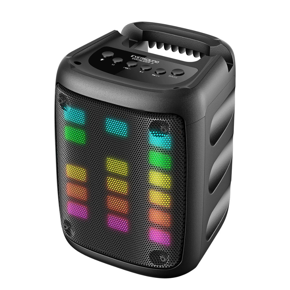 Parlante Bluetooth Eversound Equalizer 3? – EV 5003 con Micrófono Alámbrico