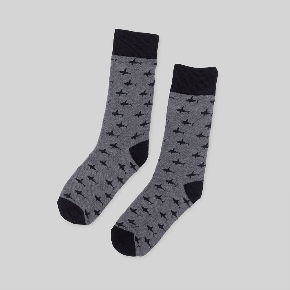 Medias Madison Premium Gris Hombre