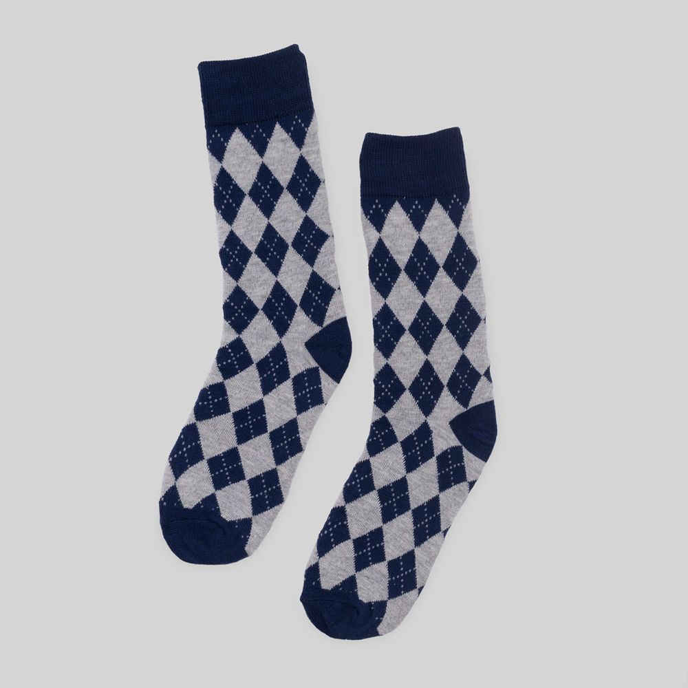 Medias Madison Premium Unitario Azul Hombre