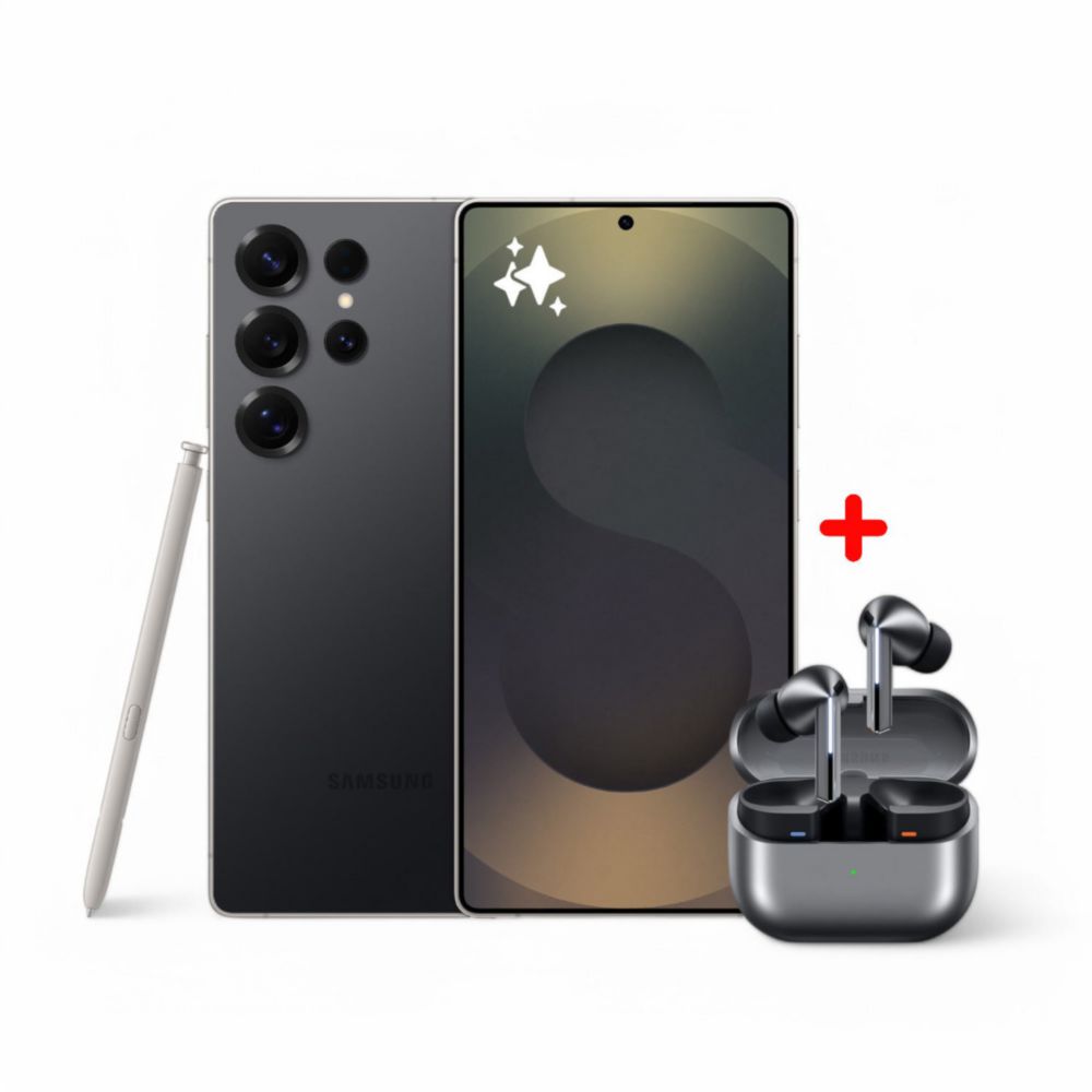 Celular Samsung Galaxy S25 Ultra 256GB 6.9"" SM-S938BZKLLTP Titanium Black + Galaxy Buds SM-R630NZAALTA Silver
