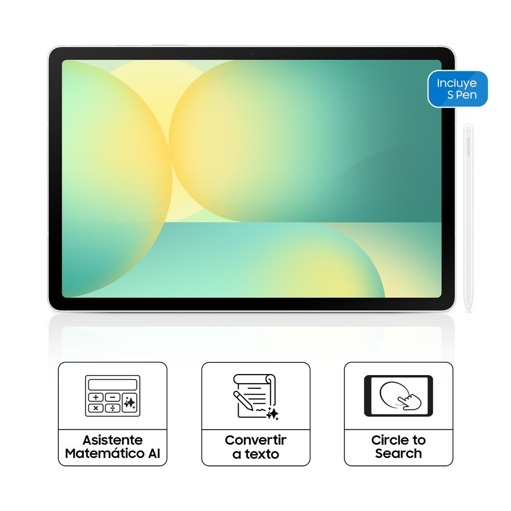 Tablet Samsung Galaxy Tab S10 FE  10.9"" 8GB RAM 128GB Plata