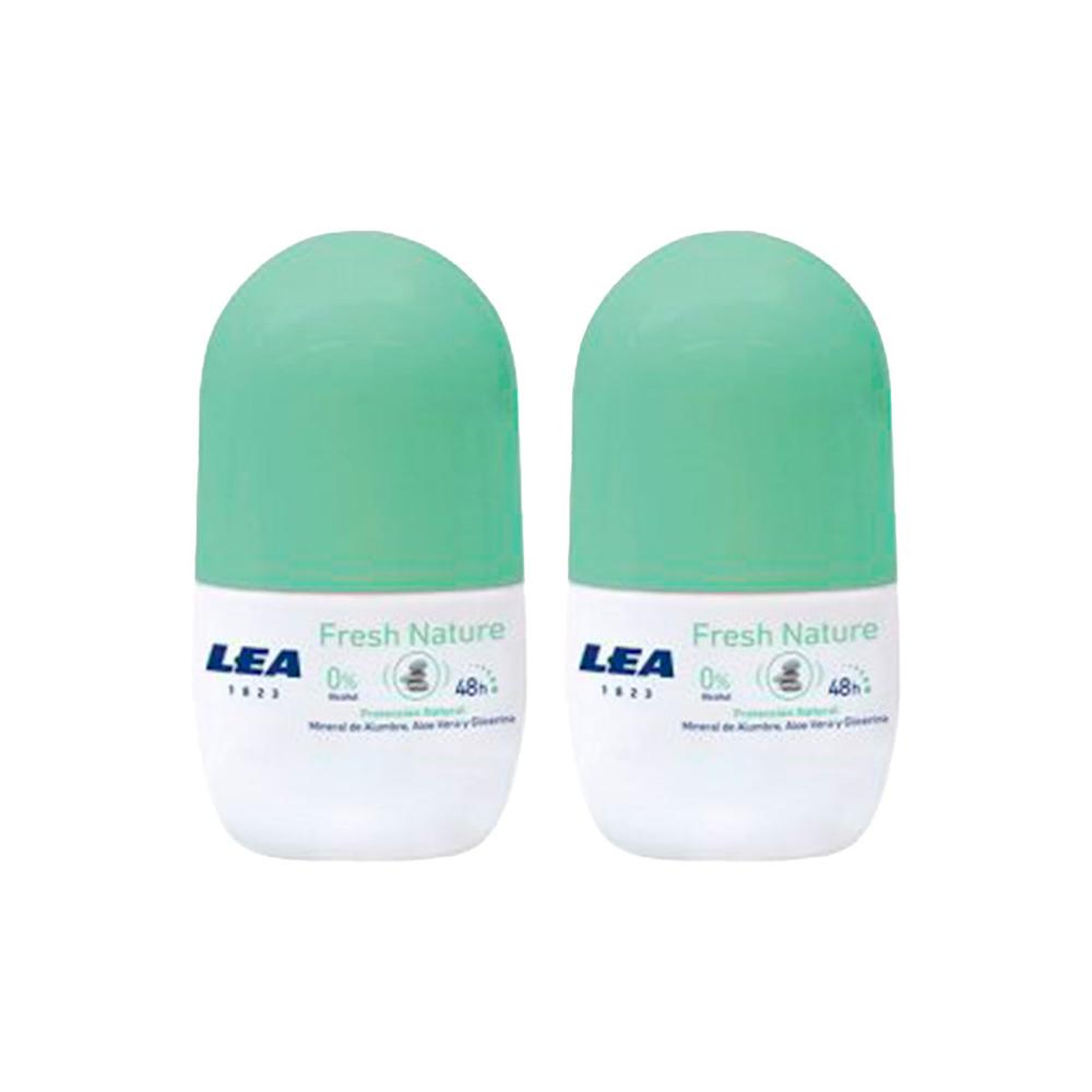 Lea Fresh Nature Unisexroll On Deodorant x50ml 2 Unid