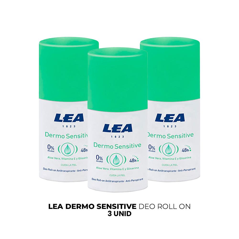 Lea Dermo Sensitive Deo Roll On 3 Unid