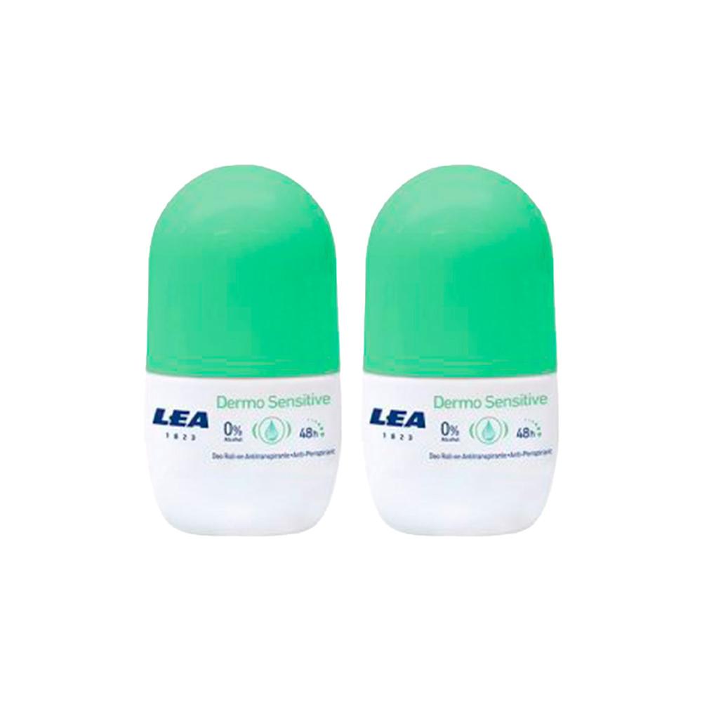 Lea Dermo Sensitive Unisexroll Ondeadorant x50ml 2 Unid