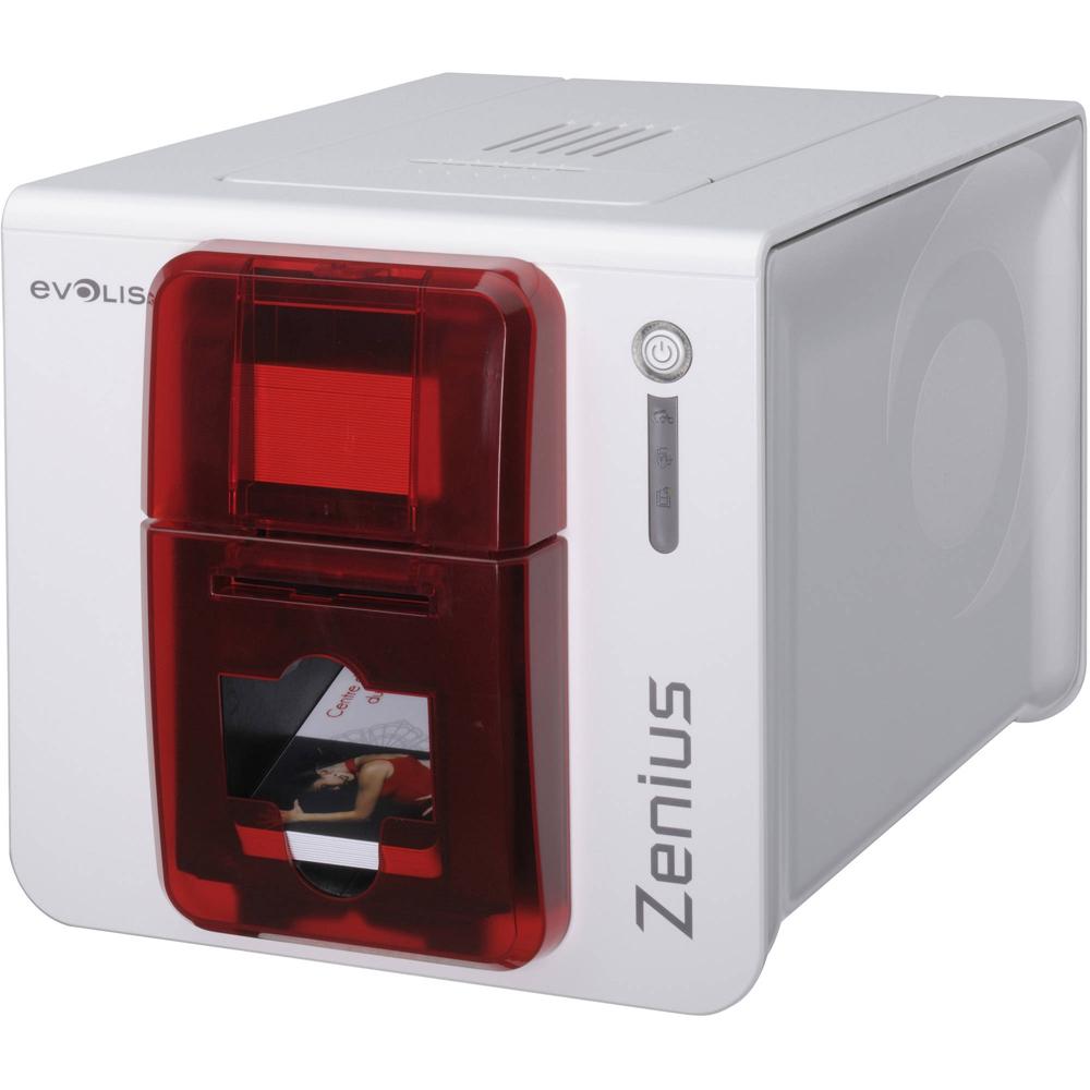 Impresora de Tarjetas Evolis Zenius Expert de Un Solo Lado (Rojo Fuego)
