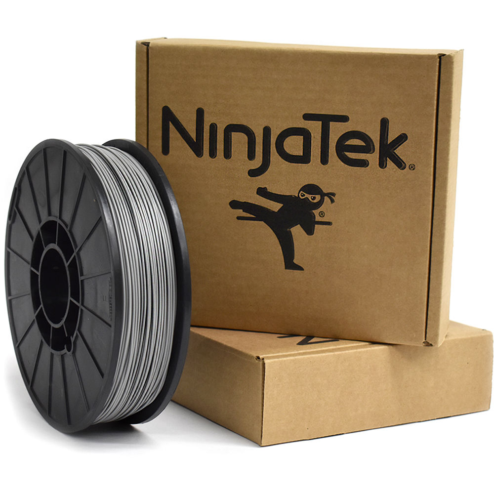 NinjaTek Cheetah Filamento Flexible TPU 1.75mm 95A (1kg, Acero)