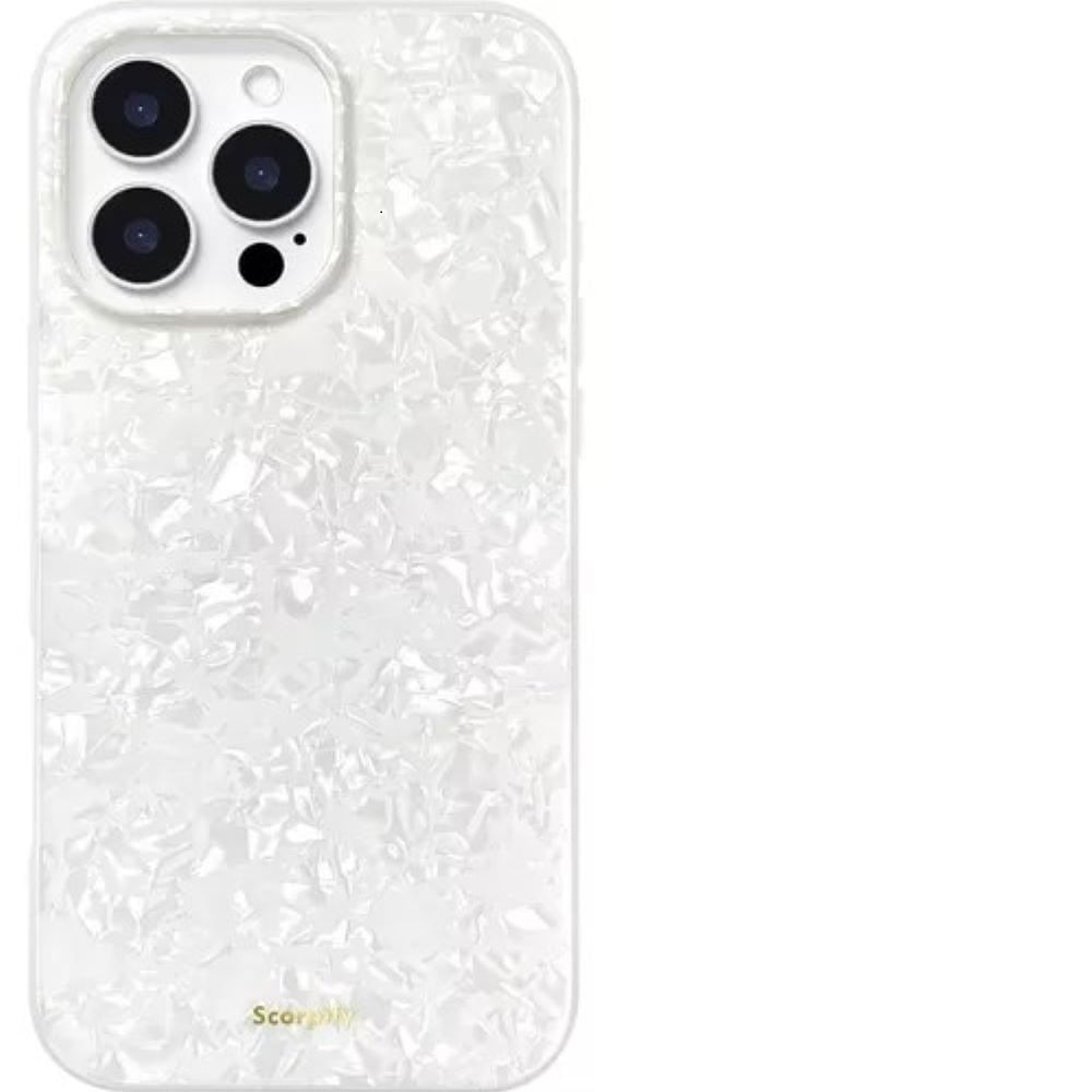 Case Moket Marmol para Iphone 14 Pro Max Perla