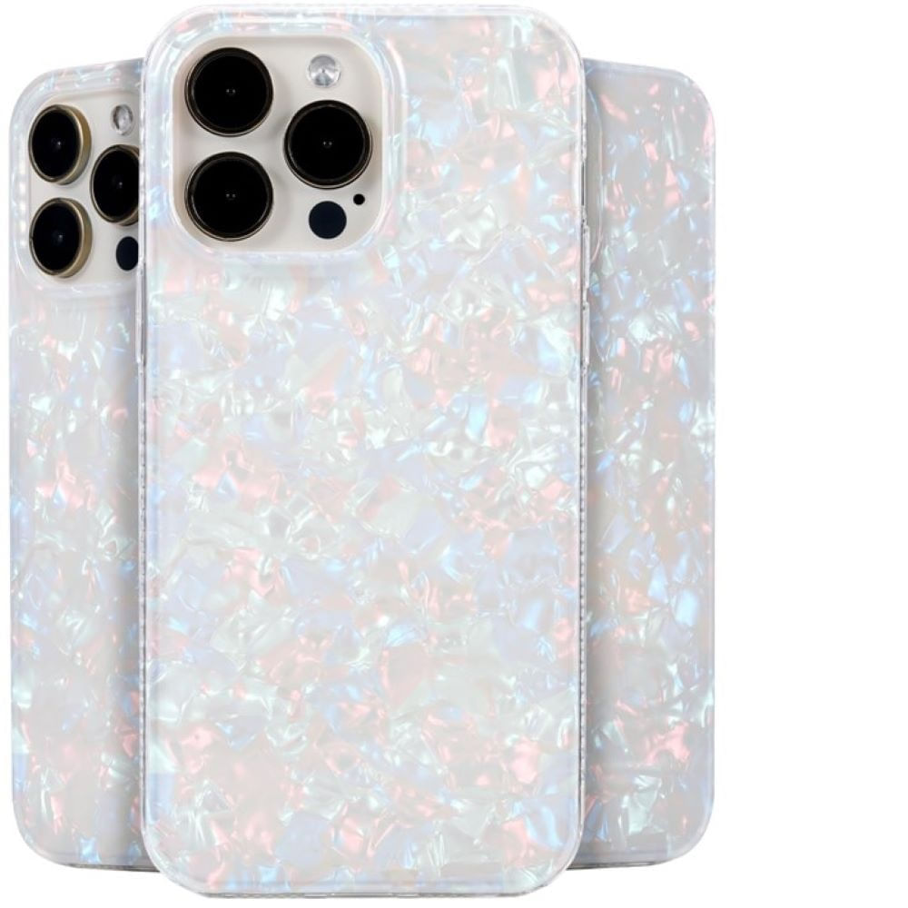 Case Moket Marmol para Iphone 14 Perla