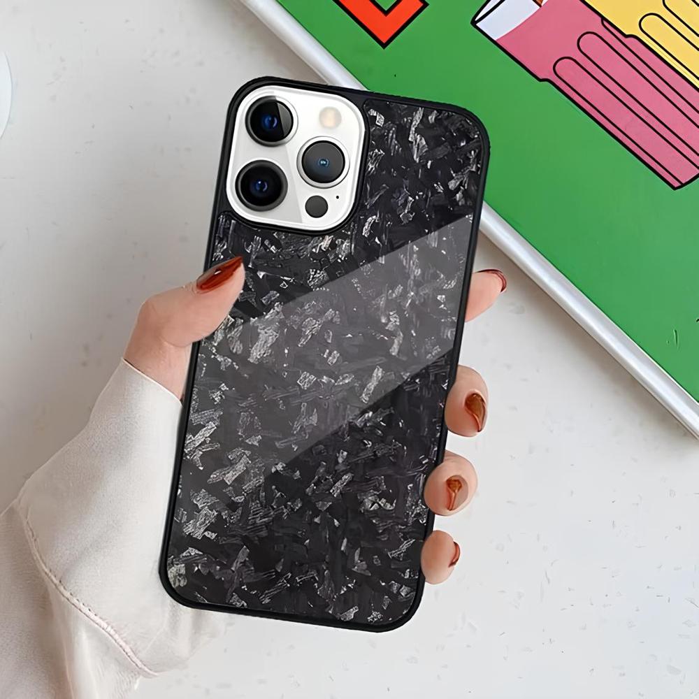 Case Moket Marmol para Iphone 15 Pro Max Negro