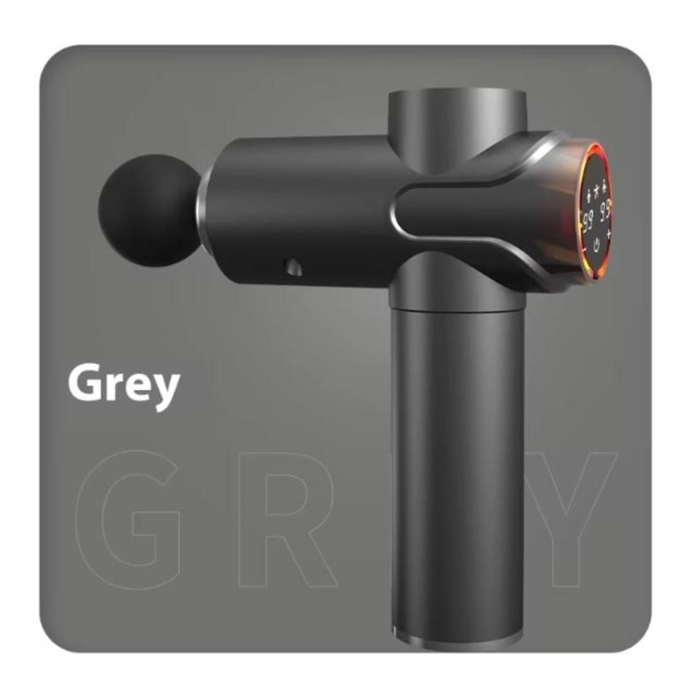 Masajeador con 4 Cabezales Digital Grey