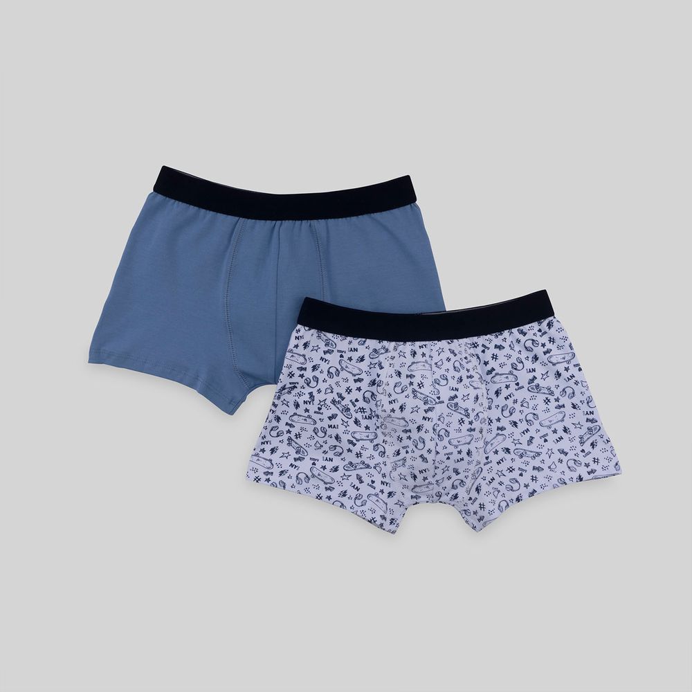 Boxer Pack X2 Para Teen Niño Aereal 1