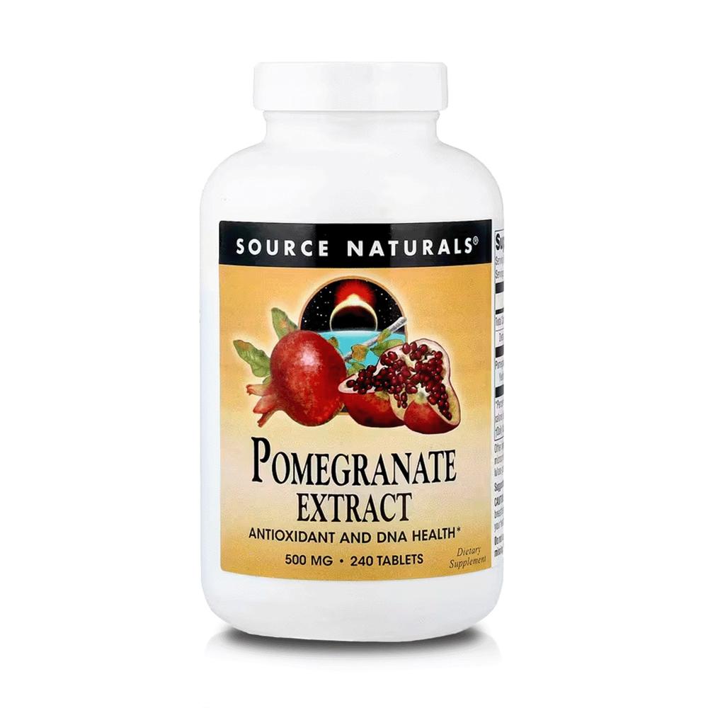 Extracto de Granada 500 mg (240 Tabletas) – Source Naturals