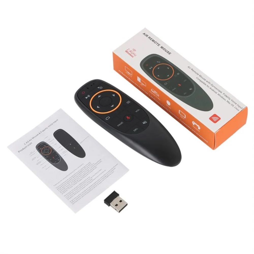Control remoto Android TV universal Modelo G10S Giroscopio