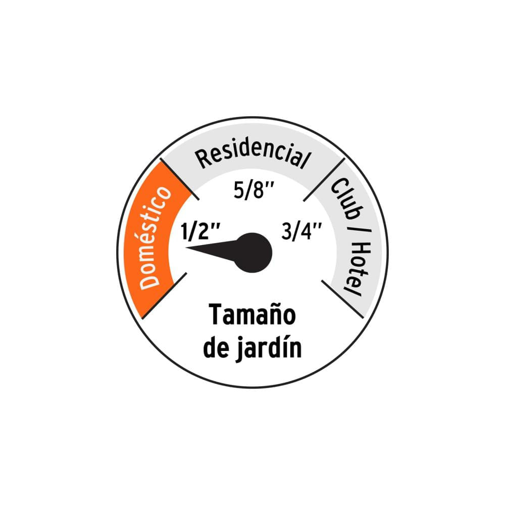 Combo Manguera de Riego 1/2" 15 Metros y Pistola de Riego 8 funciones Truper