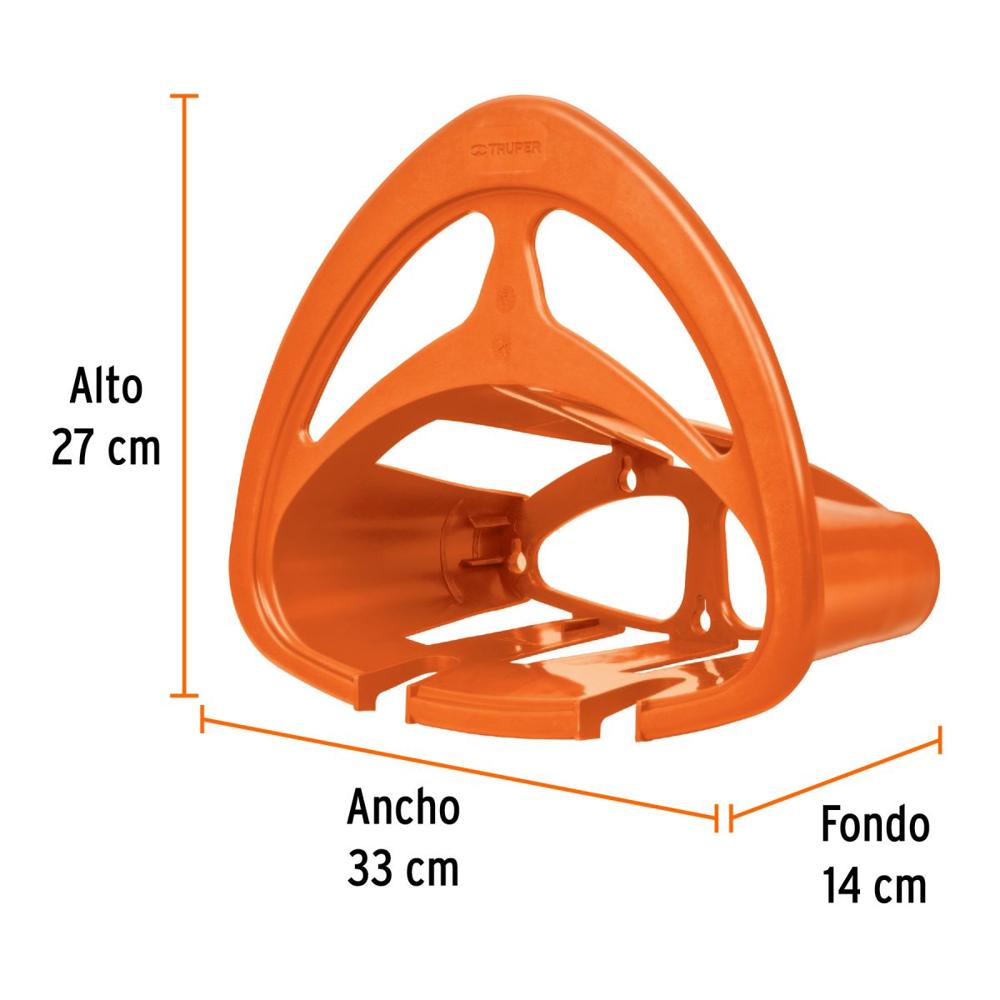 Combo Manguera de Riego 1/2" 20 Metros más Pistola de Riego 8 funciones y Portamanguera Truper