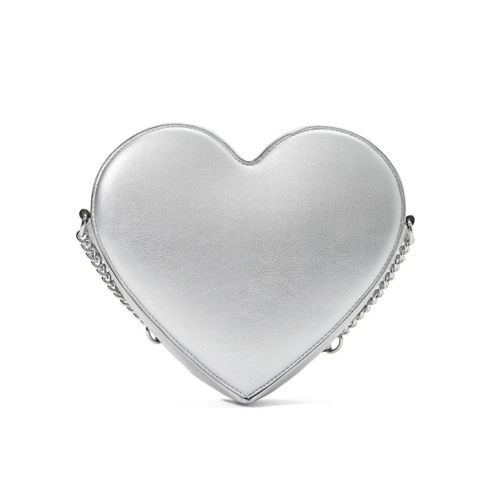 Cartera Crossbody Victoria Secret Heart - Plateada