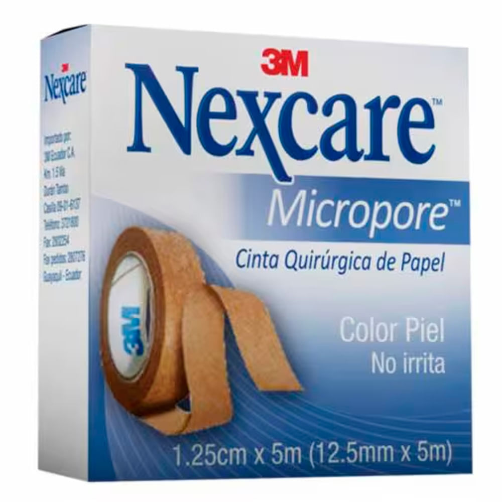 Micropore Nexcare Color Piel Caja 12Mm