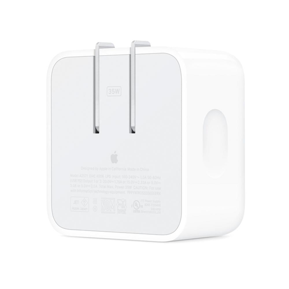 Cargador Dual Apple USB-C 35W - Certificado A1