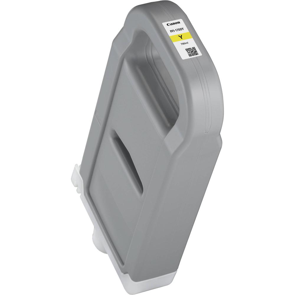 Tóner de Tinta Pigmentada Amarilla Canon PFI-1700 (700mL) para Impresoras de Gran Formato imagePROGR