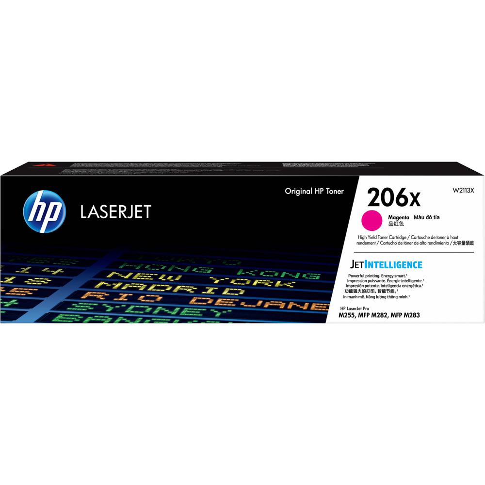 HP 206X High-Yield Magenta LaserJet Toner Cartridge