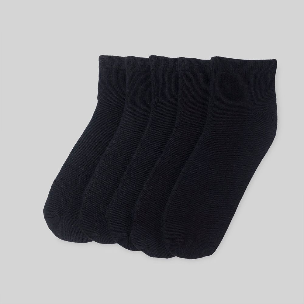 Medias Cortas Hypnotic Pack X 5 Negro Hombre