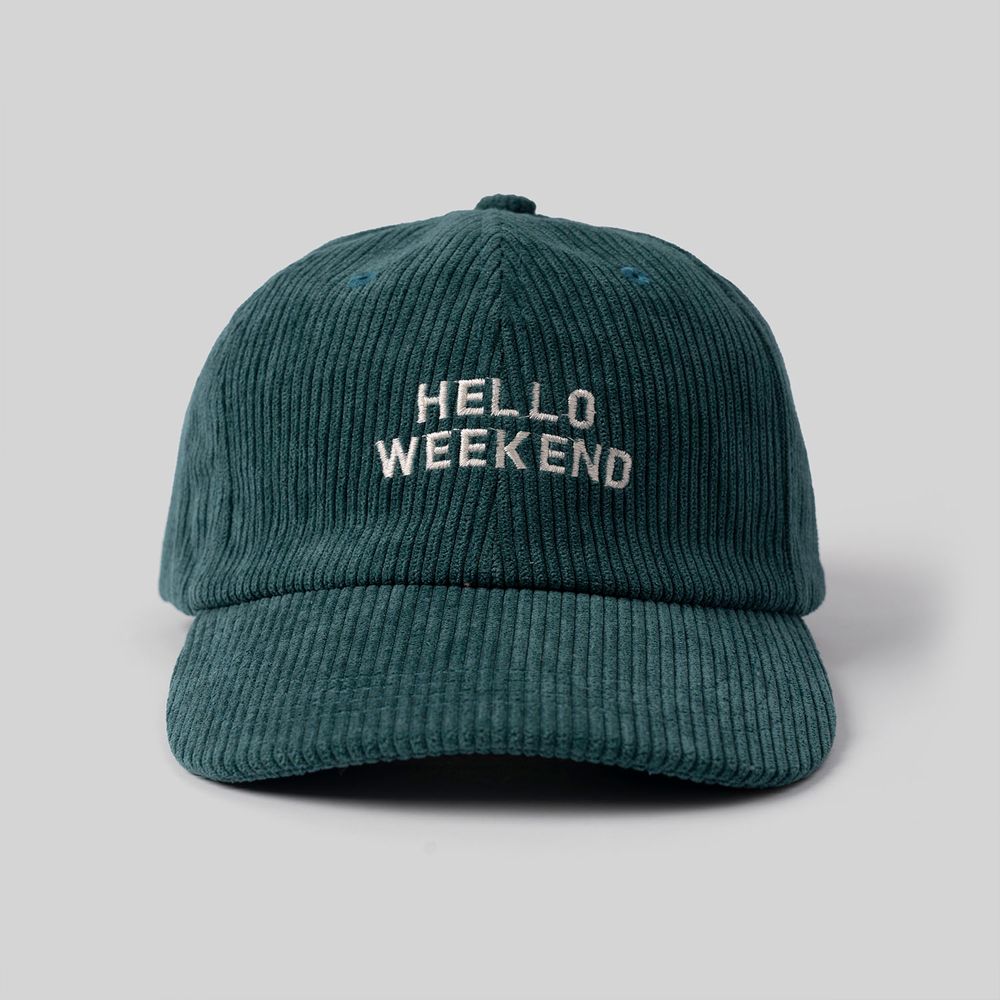 Gorra Hombre Hypnotic Corduroy Verde Militar