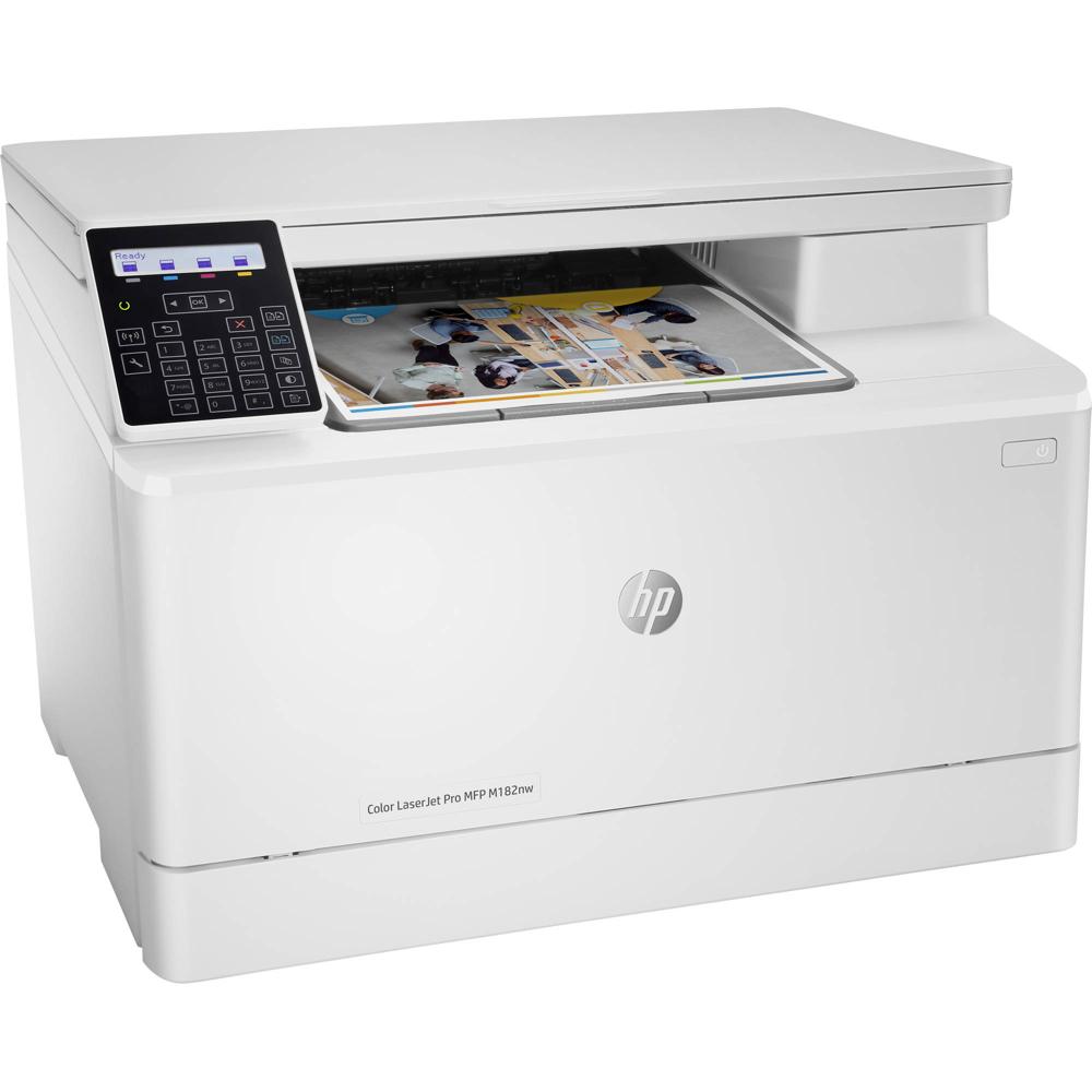 HP Color LaserJet Pro MFP M182nw - Impresora Multifuncional Inalámbrica con Velocidad de Impresión d