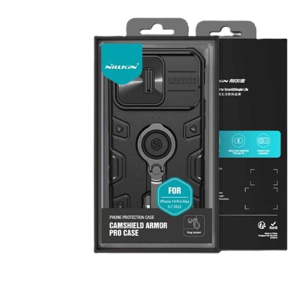 CASE Nillkin Camshield Armor para Iphone 15 Pro Negro