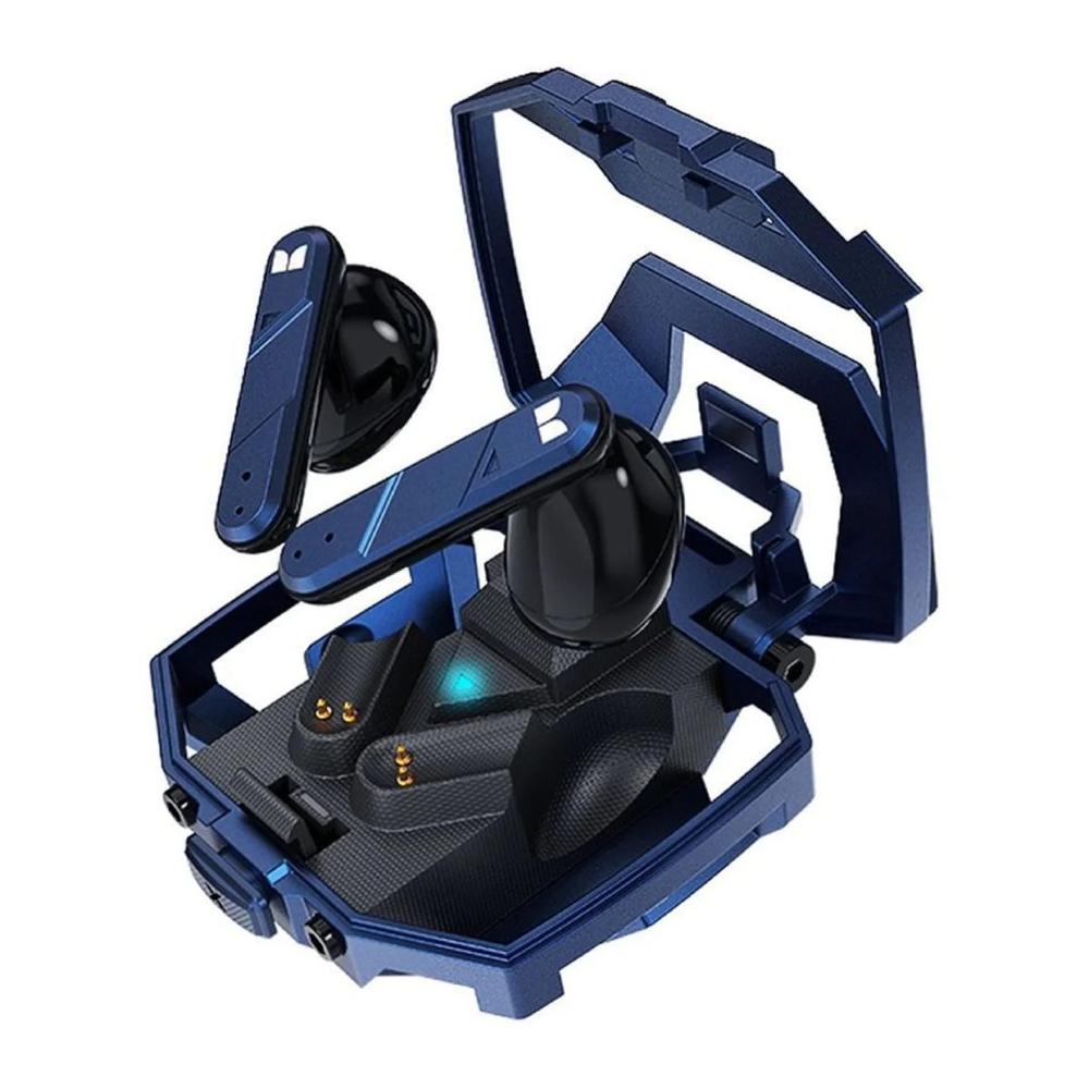 Audífonos Bluetooth Gaming Monster XKT09 Azul Metal
