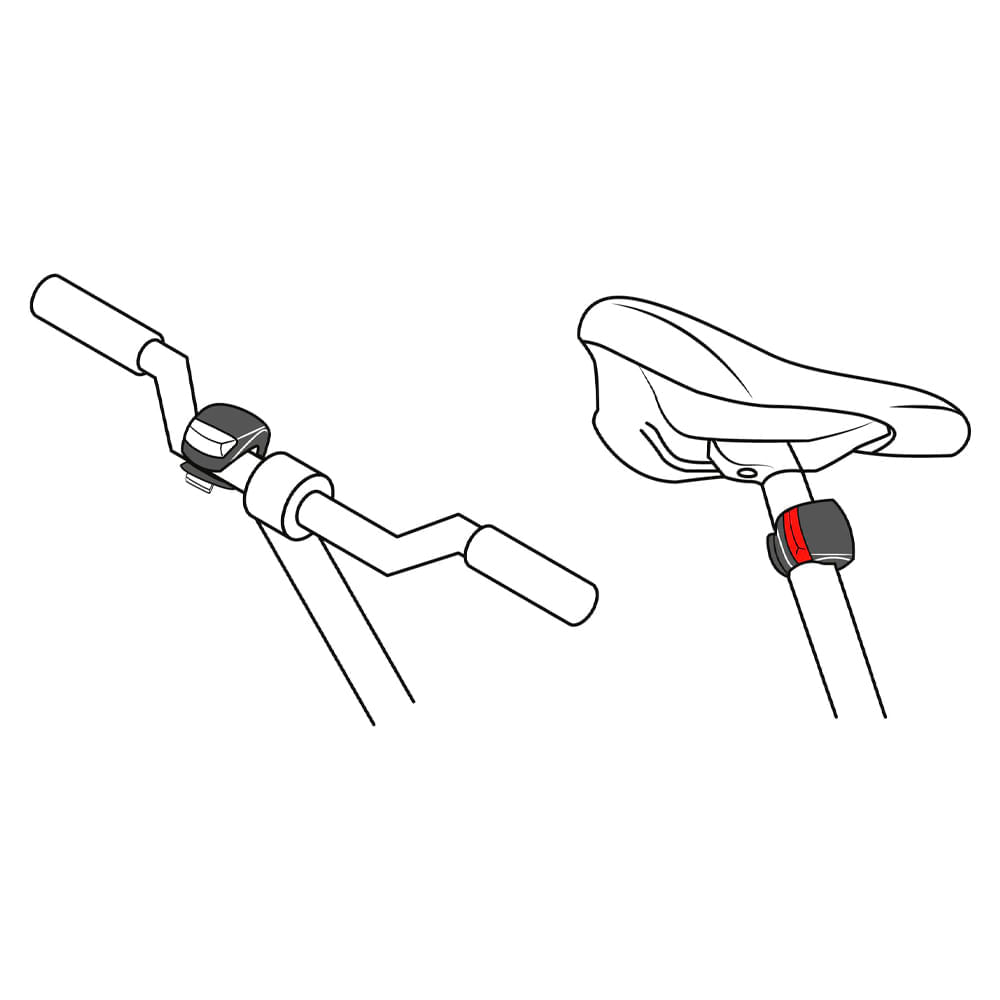 Juego de linternas PRETUL para bicicleta 27050