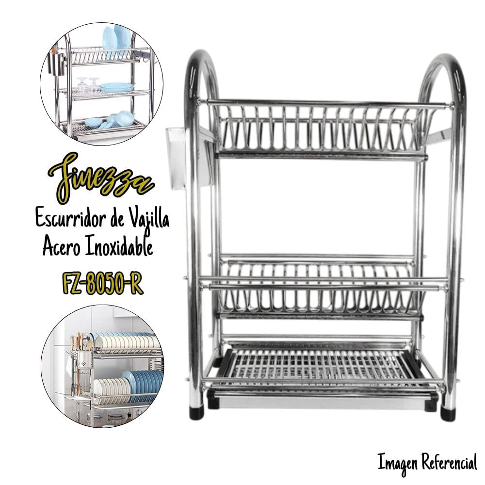 Escurridor de Acero Inoxidable FINEZZA FZ-8050-R